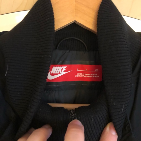 Nike Sportswear Layered Black Jacket Size S - Picture 5 of 8